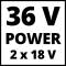 Миниатюра Einhell GE-CM 36/48 Li M - Solo, 36В, PXC, 48 см, мульчува 3413054, фото 10