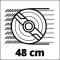 Миниатюра Einhell GE-CM 36/48 Li M - Solo, 36В, PXC, 48 см, мульчува 3413054, фото 11