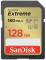 Миниатюра SanDisk 128GB SD class 10 UHS-I Extreme SDSDXVA-128G-GNCIN, фото 1