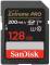 Миниатюра SanDisk 128GB SD class 10 UHS-I U3 V30 Extreme SDSDXXD-128G-GN4IN, фото 1