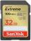 Миниатюра SanDisk 32GB SD class 10 UHS-I Extreme SDSDXVT-032G-GNCIN, фото 1