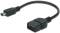 Миниатюра Digitus Адаптер USB 2.0 (AF/miniB 5pin) OTG 0.2м, Black/Черный, bulk AK-300310-002-S, фото 1