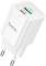 Миниатюра HOCO C149A Charm 1xUSB-C PD30W + 1xUSB QC3.0 White 6942007630337, фото 1