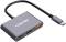 Миниатюра Canyon hub DS-4 3in1 USB-C Grey CNS-TDS4, фото 4