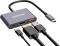 Миниатюра Canyon hub DS-4 3in1 USB-C Grey CNS-TDS4, фото 5