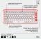 Миниатюра Logitech POP Icon Combo Bluetooth UA Rose 920-013142, фото 6
