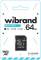 Миниатюра Wibrand 64GB mictoSD class 10 UHS-I WICDXU1/64GB-A, фото 2