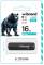 Миниатюра Wibrand 16GB Grizzly Black USB 2.0 WI2.0/GR16P3B, фото 2