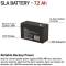 Миниатюра EMOS B9674 AGM 12V 7,2Ah fast 6,3mm, фото 3