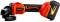 Миниатюра GTM AGC18/125BL, 125мм, 18В, 3000-8500об/хв (без АКБ т AGC18/125BL_BARE TOOL, фото 2