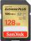 Миниатюра SanDisk 128GB SDXC class 10 UHS-I U3 4K Extreme Plus SDSDXWA-128G-GNCIN, фото 1