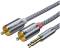 Миниатюра ESSAGER 3.5mm M to 2xRCA M 3.0m EYPZJ-MYC0G, фото 3