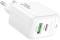 Миниатюра BOROFONE BAS44A 1xUSB-C PD20W + 1xUSB QC3.0 white 6941991113840, фото 4