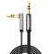 Миниатюра Ugreen 3.5mm M to 3.5mm M 2.0m 90° corner black UGR-10599, фото 1