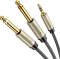 Миниатюра Ugreen 3.5mm M to 2x6.35mm M 1.0m gray UGR-10613, фото 1