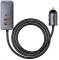 Миниатюра Baseus 2xUSB-C + 2xUSB 120W + extension cord gray CCBT-A0G, фото 4