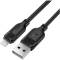 Миниатюра ACEFAST USB 2.0 AM to Lightning 2.0m 2.4A TPE black 6974316286271, фото 2