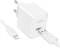 Миниатюра HOCO CS11A USB + cable USB to Lightning white 6942007603577, фото 1