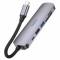 Миниатюра HOCO USB-C 6-in-1 1xUSB 3.0 + 1xUSB 2.0 + SD/TF + 1xHDM 6931474769336, фото 4