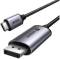 Миниатюра Ugreen USB-C to DisplayPort M 3.0m 8K CM556 black 25839, фото 1