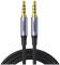 Миниатюра Ugreen 3.5mm M to 3.5mm M 2.0m (4pin) AV183 gray 20782, фото 1