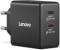 Миниатюра Lenovo Dual USB-C 65W GaN Black G0A6065BEU, фото 2