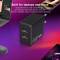 Миниатюра Lenovo Dual USB-C 65W GaN Black G0A6065BEU, фото 11