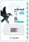 Миниатюра Wibrand 8GB Hawk Silver USB 2.0 WI2.0/HA8M1S, фото 2