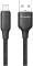 Миниатюра ColorWay USB 2.0 AM to Lightning 2.0m 3A TPE embossed black CW-CBUL102-BK, фото 3