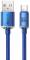 Миниатюра Baseus USB AM to USB-C 2.0m 6A 100W blue CAJY000503, фото 2