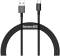 Миниатюра Baseus USB 2.0 AM to USB-C 1.0m 3A Black CATYS-01, фото 1
