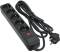 Миниатюра Patron 3.0 m3*1.5mm2 (SP-1653) 5 розеток BLACK EXT-PN-SP-1653, фото 1
