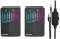 Миниатюра ColorWay SoundWave 2.0 RGB USB Black CW-SPU06BK, фото 2
