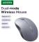 Миниатюра Ugreen M331 Wireless/Bluetooth Gray 65627, фото 4
