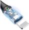 Миниатюра Baseus USB 2.0 AM to Lightning 1.0m 2.4A purple CALCD-05, фото 6