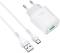Миниатюра HOCO C72Q Glorious USB QC3.0 + cable USB to USB-C 18W W 6931474732552, фото 1