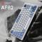 Миниатюра Ajazz AF82 Wireless/Bluetooth/USB UA Black/White AF82-BW, фото 6