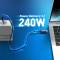 Миниатюра J5Create USB-C to USB-C 0.8m USB4 40Gbps 240W (48V/5A) 8K60 JUC29L08-N, фото 6