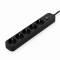 Миниатюра ColorWay CCA-3G1MM 5 розеток, 5m Black CW-PSEA1055BK, фото 2