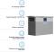 Миниатюра Deye Micro Hybrid ESS Solution 2500W/2560Wh SUN-BK250-2.56KWH-EU-AM2-32L, фото 3