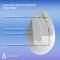 Миниатюра Ajazz i300 Wireless/Bluetooth/USB White i300-W, фото 13