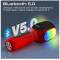 Миниатюра Promate VocalMic Bluetooth 2 x AUX LED Red vocalmic.red, фото 6
