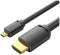 Миниатюра Vention HDMI M to HDMI micro M 3.0m V2.0 4K 60Hz AGIBI, фото 1
