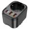 Миниатюра HOCO NS3 1 roz + 2 USB + USB-C, 20W, Black HOCO NS3B, фото 3