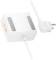 Миниатюра HOCO AC28A  2 roz + 1 USB+ 3 USB-C, 45W, 2m, White, фото 1
