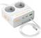Миниатюра HOCO AC28A  2 roz + 1 USB+ 3 USB-C, 45W, 2m, White, фото 3