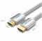 Миниатюра Vention HDMI M to HDMI M 5.0m V2.1 4K60Hz braided aluminum AABIJ, фото 2