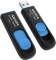 Миниатюра A-Data UV128 64GB Black-Blue USB 3.0 AUV128-64G-RBE, фото 1