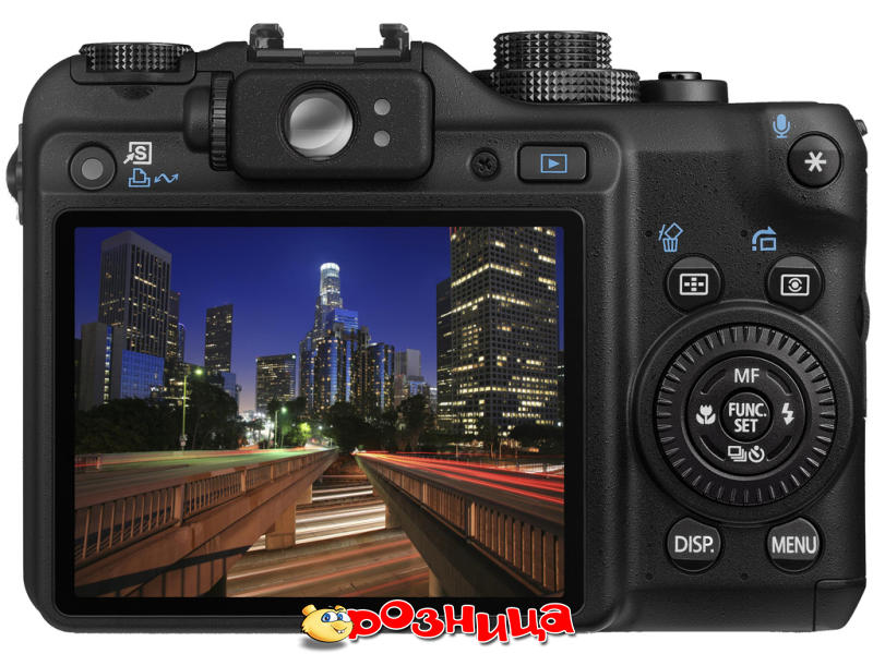 Фотоаппарат Canon PowerShot G10 цвет чёрный вес 0.35 кг в Рознице
