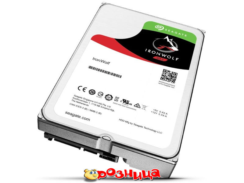Внутренний HDD SSD Seagate IronWolf 1TB 5900rpm 64MB ST1000VN002 в Рознице